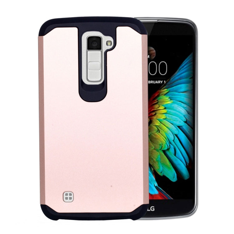 For LG K10 Corselet TPU + PC Combination Back Case
