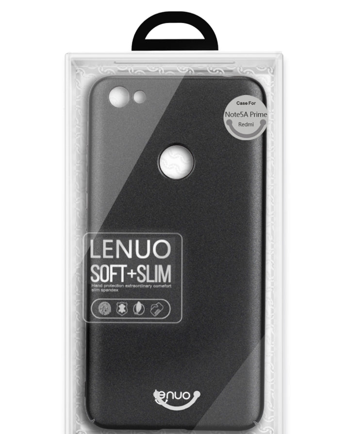 Lenuo for Xiaomi Redmi Note 5A Pro / Prime PC Ultra-thin Impact Protection Back Case(Blue)