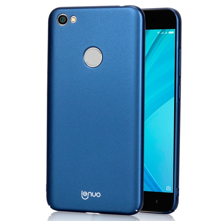 Lenuo for Xiaomi Redmi Note 5A Pro / Prime PC Ultra-thin Impact Protection Back Case(Blue)