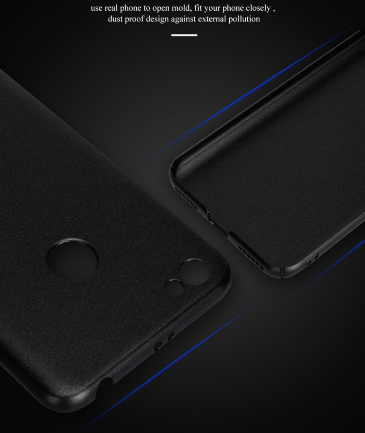 Lenuo for Xiaomi Redmi Note 5A Pro / Prime PC Ultra-thin Impact Protection Back Case(Blue)