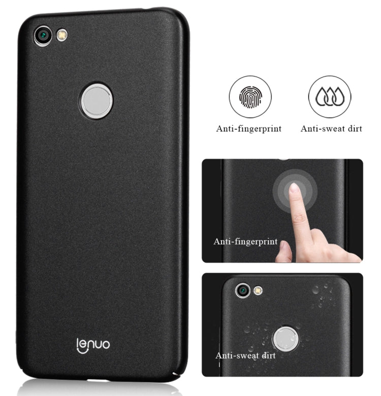 Lenuo for Xiaomi Redmi Note 5A Pro / Prime PC Ultra-thin Impact Protection Back Case(Blue)