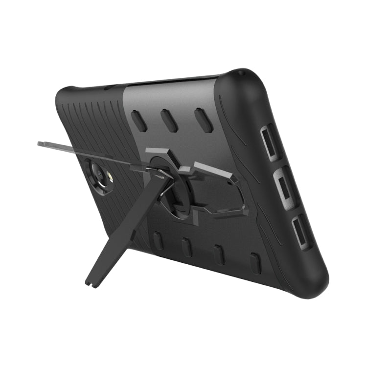 For Lenovo Vibe P2 Shock-Resistant 360 Degree Spin Sniper Hybrid Case TPU + PC Combination Case with Holder