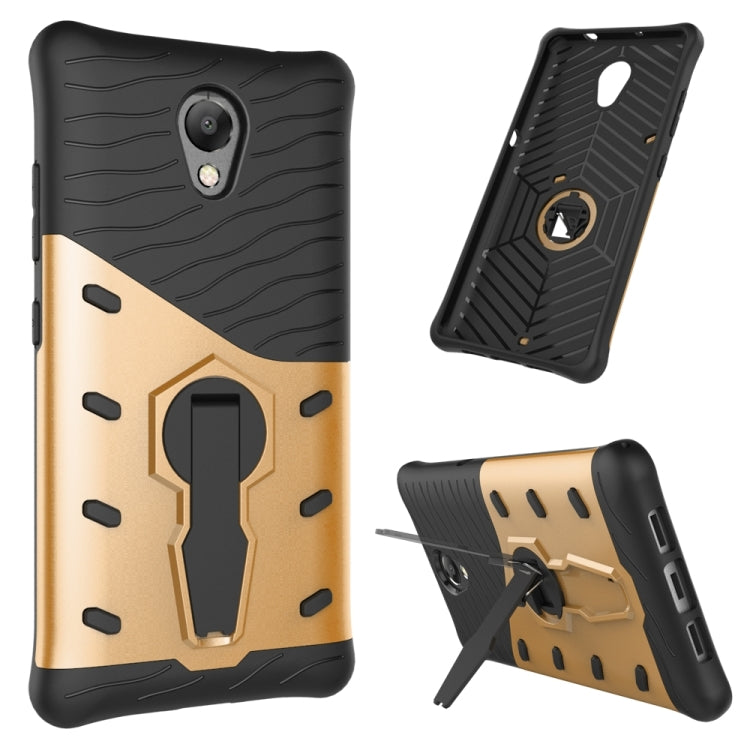For Lenovo Vibe P2 Shock-Resistant 360 Degree Spin Sniper Hybrid Case TPU + PC Combination Case with Holder