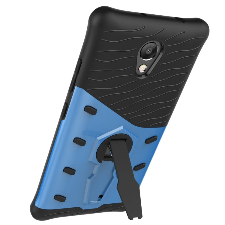 For Lenovo Vibe P2 Shock-Resistant 360 Degree Spin Sniper Hybrid Case TPU + PC Combination Case with Holder