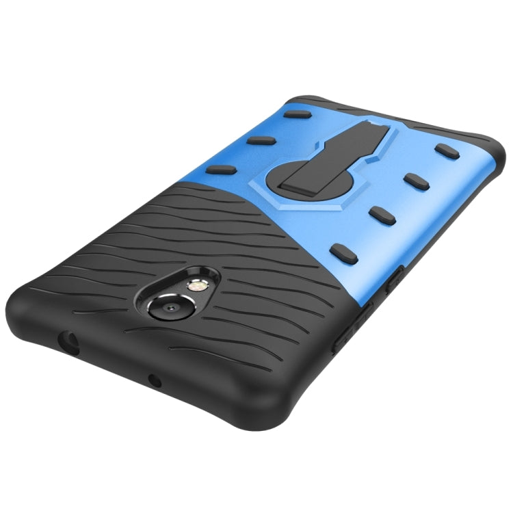For Lenovo Vibe P2 Shock-Resistant 360 Degree Spin Sniper Hybrid Case TPU + PC Combination Case with Holder