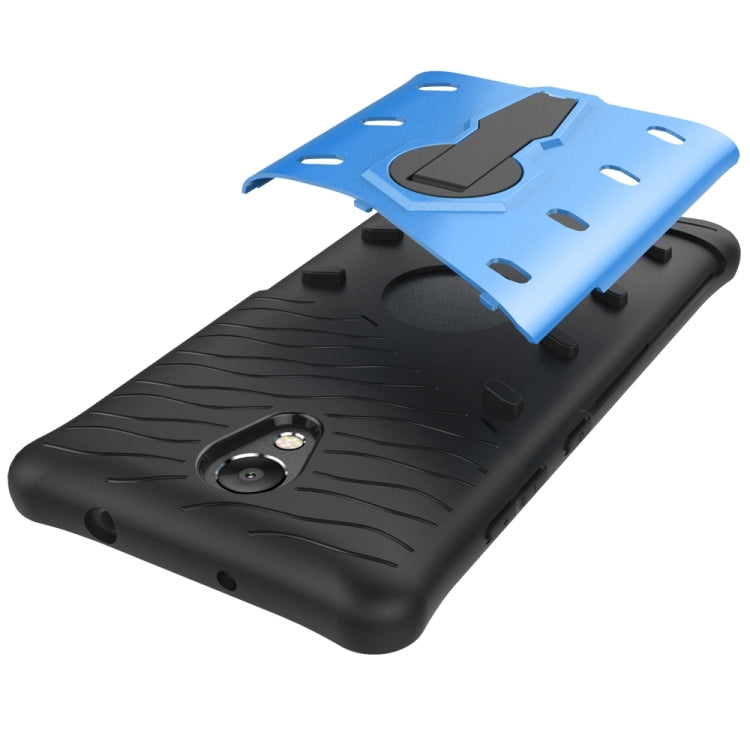 For Lenovo Vibe P2 Shock-Resistant 360 Degree Spin Sniper Hybrid Case TPU + PC Combination Case with Holder