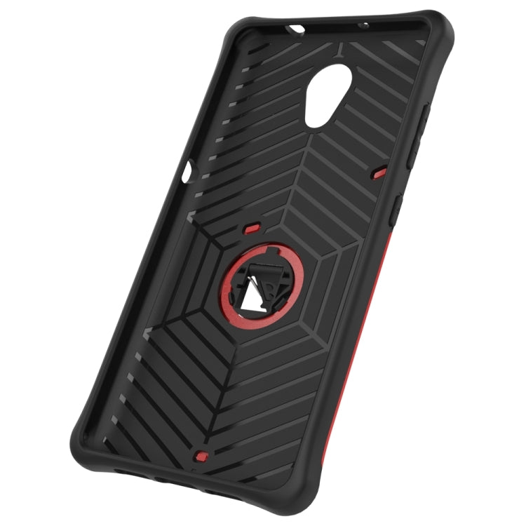 For Lenovo Vibe P2 Shock-Resistant 360 Degree Spin Sniper Hybrid Case TPU + PC Combination Case with Holder