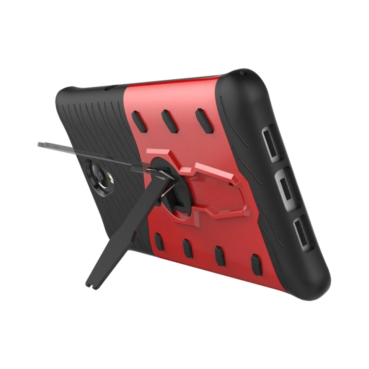 For Lenovo Vibe P2 Shock-Resistant 360 Degree Spin Sniper Hybrid Case TPU + PC Combination Case with Holder