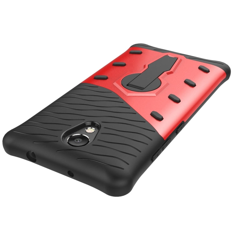 For Lenovo Vibe P2 Shock-Resistant 360 Degree Spin Sniper Hybrid Case TPU + PC Combination Case with Holder