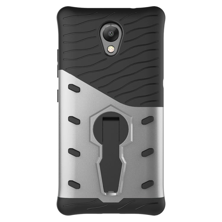 For Lenovo Vibe P2 Shock-Resistant 360 Degree Spin Sniper Hybrid Case TPU + PC Combination Case with Holder