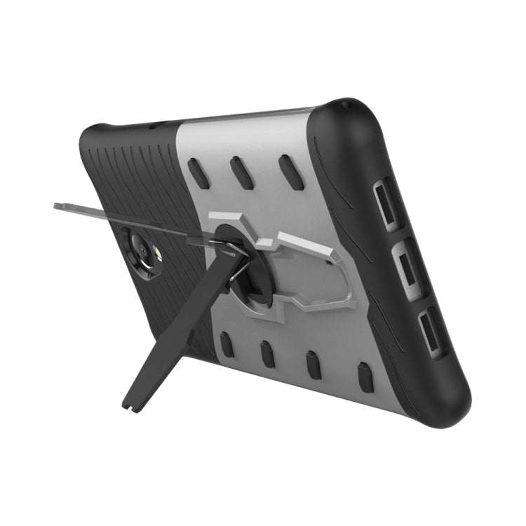 For Lenovo Vibe P2 Shock-Resistant 360 Degree Spin Sniper Hybrid Case TPU + PC Combination Case with Holder