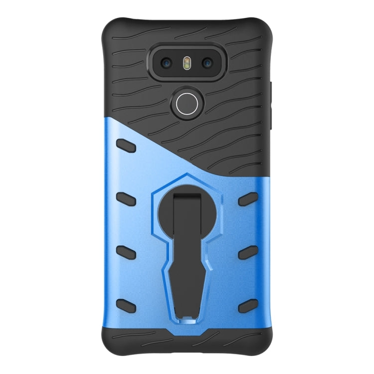 For LG G6 Shock-Resistant 360 Degree Spin Sniper Hybrid Case TPU + PC Combination Case with Holder