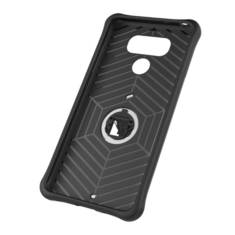For LG G6 Shock-Resistant 360 Degree Spin Sniper Hybrid Case TPU + PC Combination Case with Holder