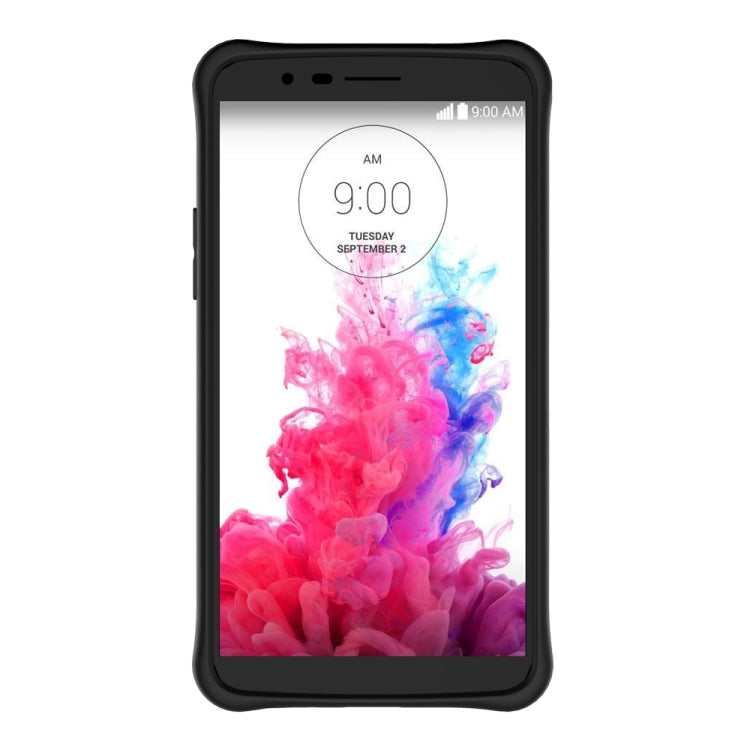 For LG Stylus 3 Shock-Resistant 360 Degree Spin Sniper Hybrid Case TPU + PC Combination Case with Holder