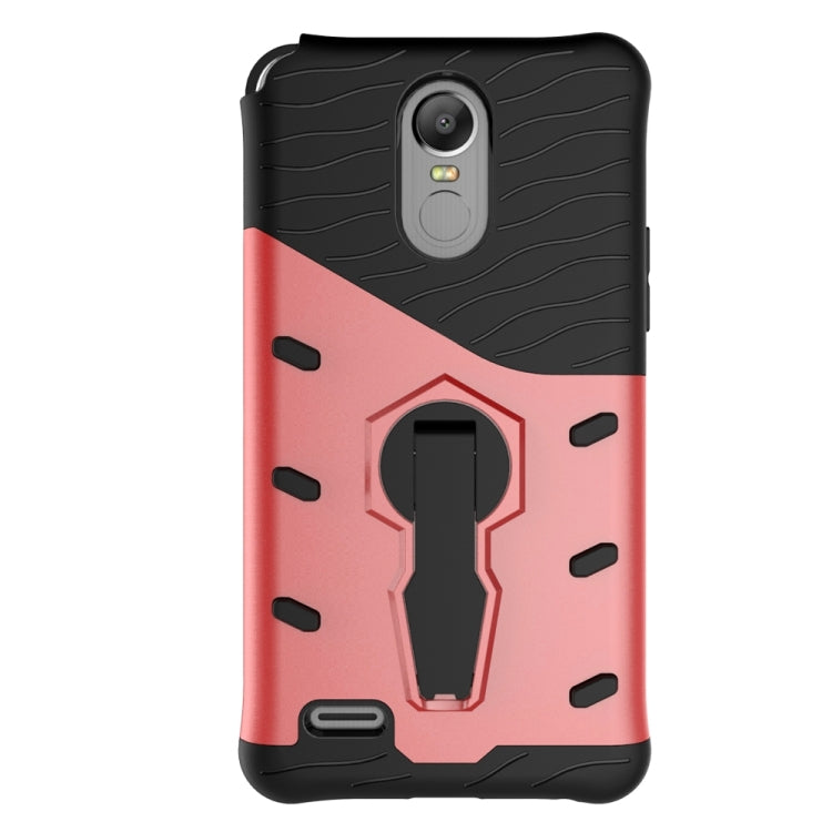 For LG Stylus 3 Shock-Resistant 360 Degree Spin Sniper Hybrid Case TPU + PC Combination Case with Holder