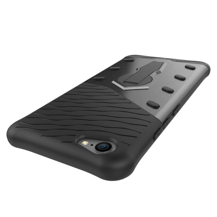 For Vivo X9 Plus Shock-Resistant 360 Degree Spin Sniper Hybrid Case TPU + PC Combination Case with Holder