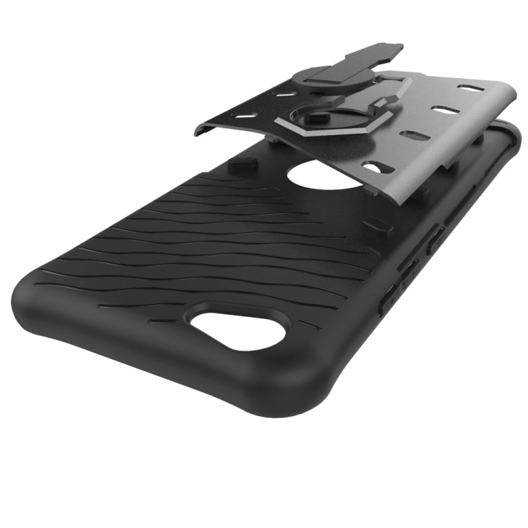For Vivo X9 Plus Shock-Resistant 360 Degree Spin Sniper Hybrid Case TPU + PC Combination Case with Holder