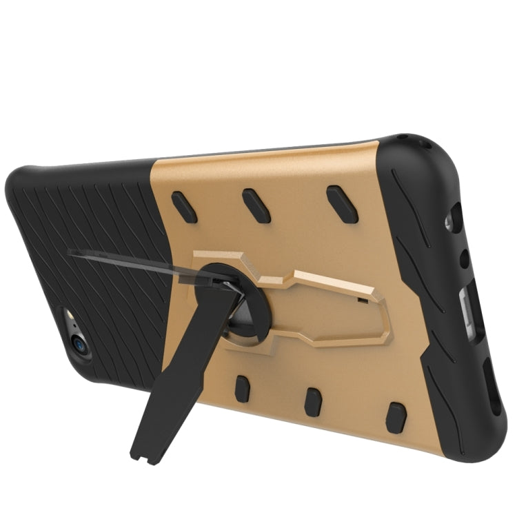 For Vivo X9 Plus Shock-Resistant 360 Degree Spin Sniper Hybrid Case TPU + PC Combination Case with Holder