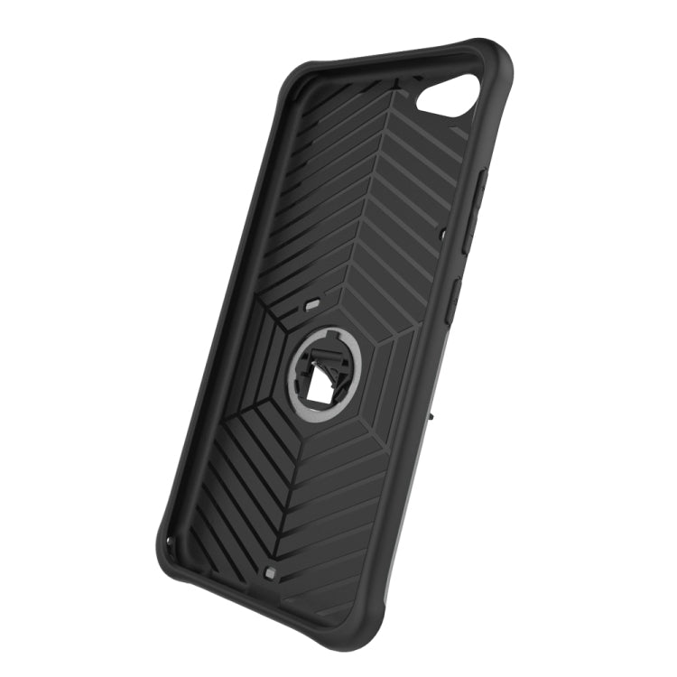 For Vivo X9 Plus Shock-Resistant 360 Degree Spin Sniper Hybrid Case TPU + PC Combination Case with Holder