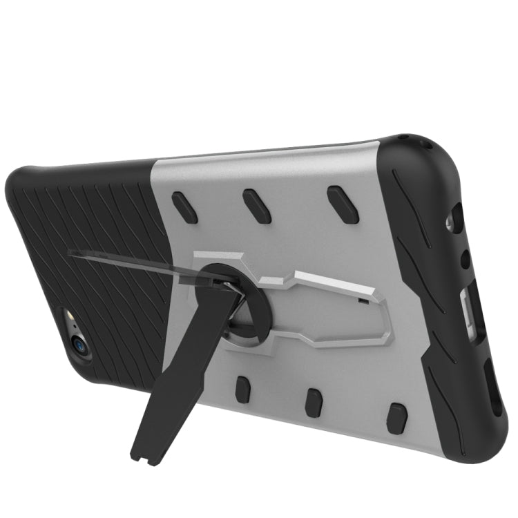 For Vivo X9 Plus Shock-Resistant 360 Degree Spin Sniper Hybrid Case TPU + PC Combination Case with Holder