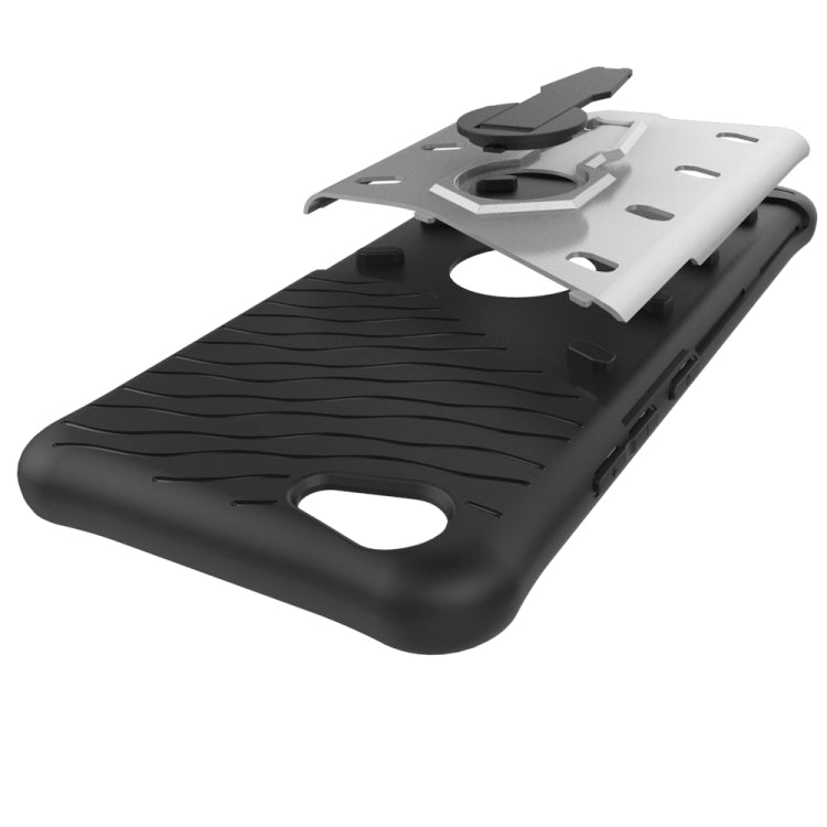 For Vivo X9 Plus Shock-Resistant 360 Degree Spin Sniper Hybrid Case TPU + PC Combination Case with Holder