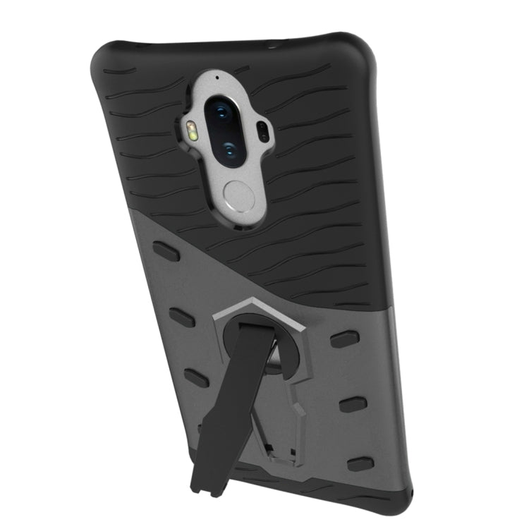 For Huawei Mate 9 Shock-Resistant 360 Degree Spin Sniper Hybrid Case TPU + PC Combination Case with Holder