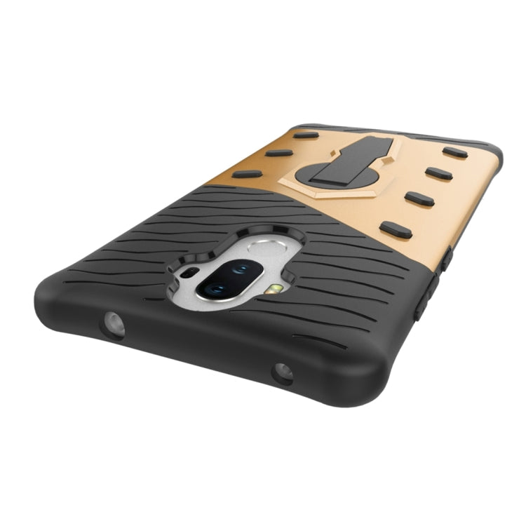 For Huawei Mate 9 Shock-Resistant 360 Degree Spin Sniper Hybrid Case TPU + PC Combination Case with Holder