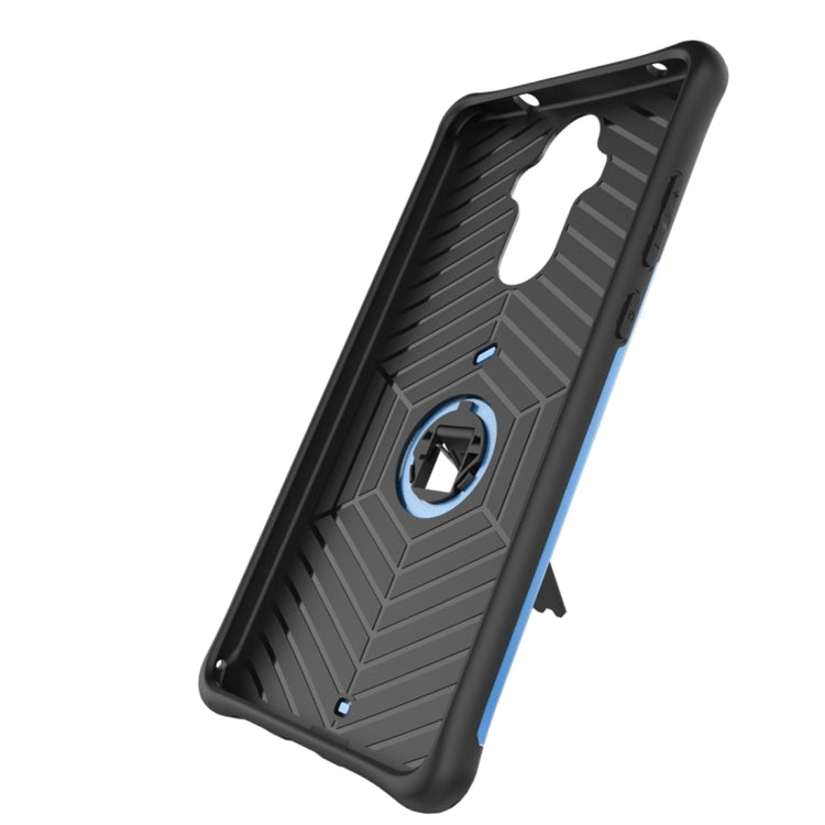 For Huawei Mate 9 Shock-Resistant 360 Degree Spin Sniper Hybrid Case TPU + PC Combination Case with Holder