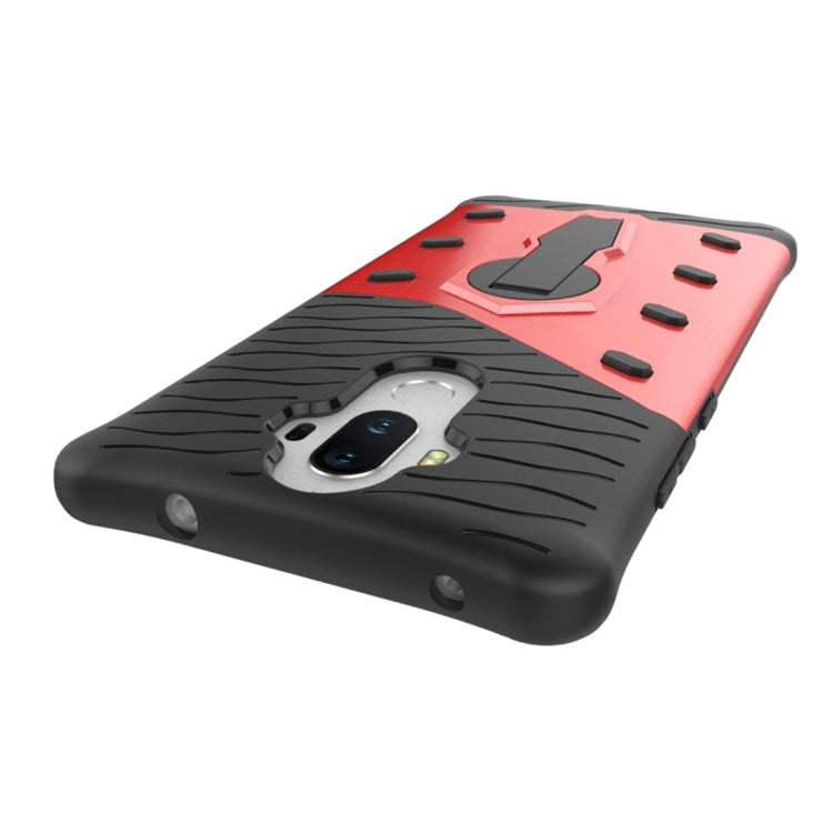 For Huawei Mate 9 Shock-Resistant 360 Degree Spin Sniper Hybrid Case TPU + PC Combination Case with Holder