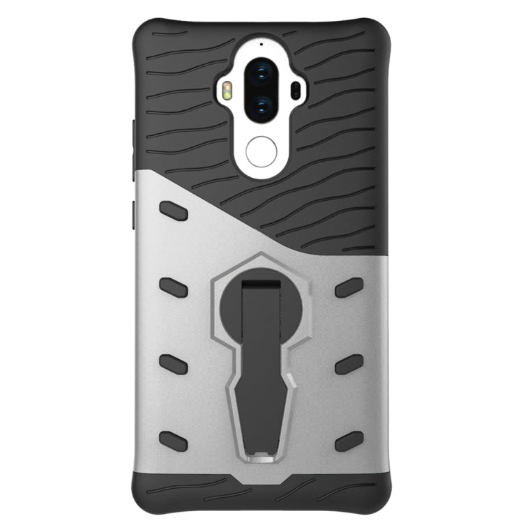 For Huawei Mate 9 Shock-Resistant 360 Degree Spin Sniper Hybrid Case TPU + PC Combination Case with Holder