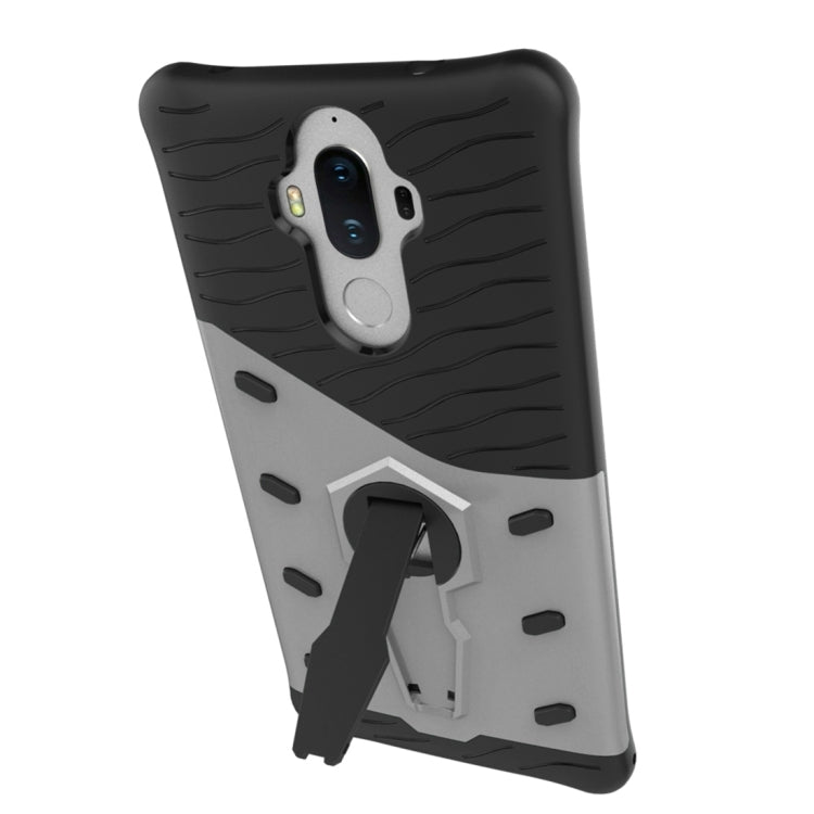 For Huawei Mate 9 Shock-Resistant 360 Degree Spin Sniper Hybrid Case TPU + PC Combination Case with Holder