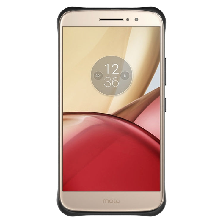 For Motorola Moto M Shock-Resistant 360 Degree Spin Sniper Hybrid Case TPU + PC Combination Case with Holder