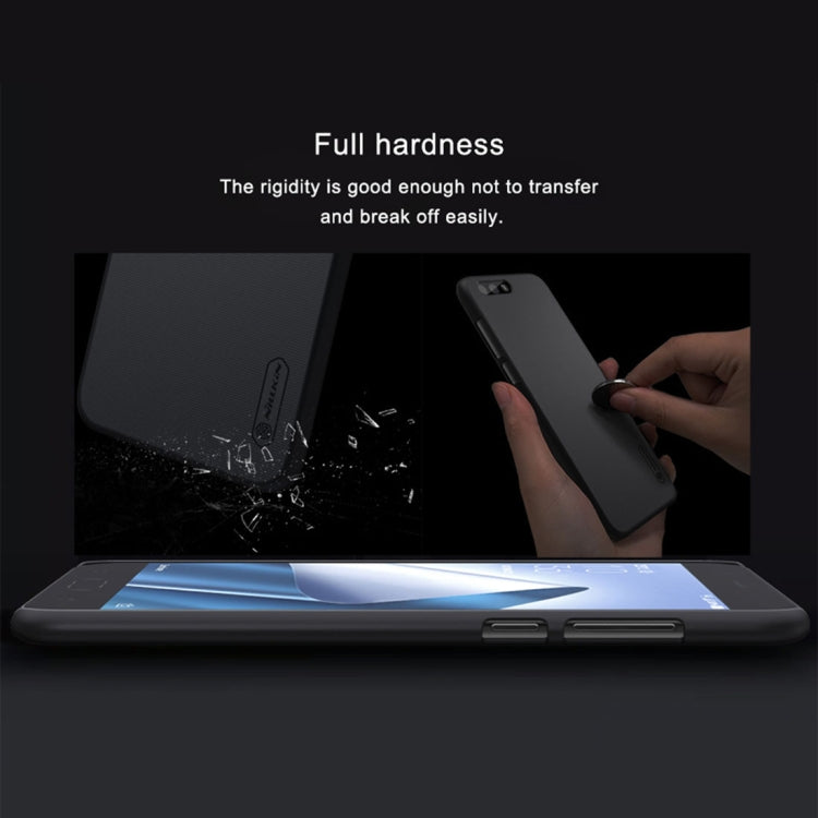 NILLKIN Frosted Shield for for Asus Zenfone 4 ZE554KL Concave-convex Texture PC Protective Case Back Cover
