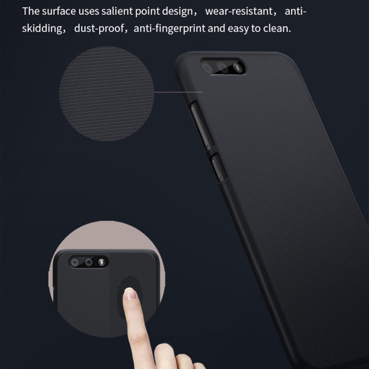 NILLKIN Frosted Shield for for Asus Zenfone 4 ZE554KL Concave-convex Texture PC Protective Case Back Cover