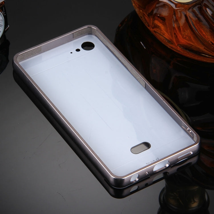 For Lenovo ZUK Z2 Electroplating Mirror PC Protective Case Back Shell Cover + Tempered Glass Film Screen Protector