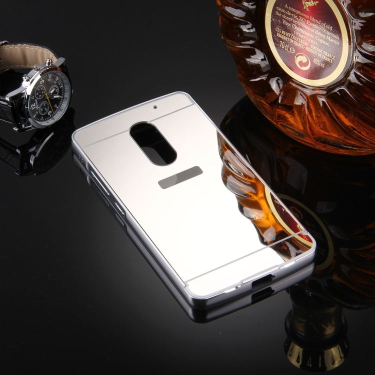 For Lenovo Lemon X3 C50 Electroplating Mirror PC Protective Case Back Shell Cover + Tempered Glass Film Screen Protector