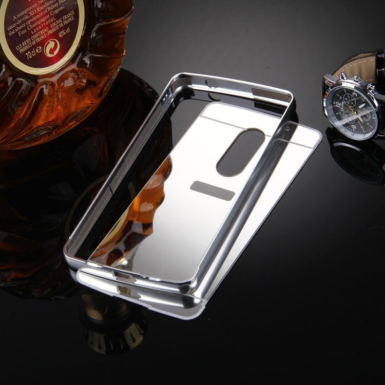 For Lenovo Lemon X3 C50 Electroplating Mirror PC Protective Case Back Shell Cover + Tempered Glass Film Screen Protector