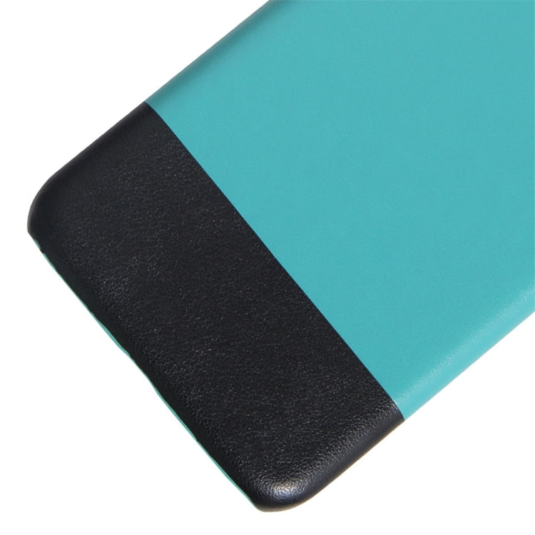 For Google Pixel XL Fashionable Color Matching Bicolourable PC + PU Leather Back Cover Case