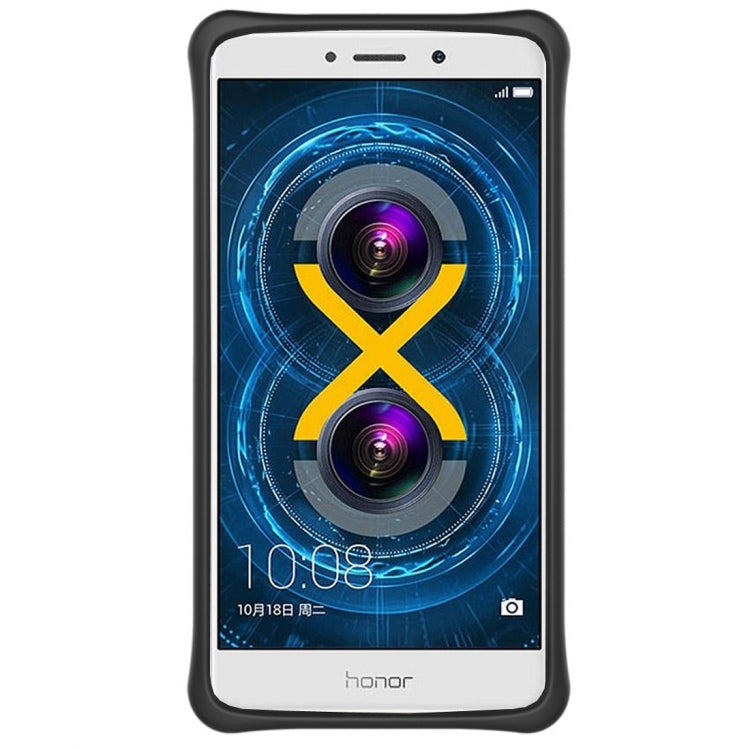 For Huawei Honor 6X Shock-Resistant 360 Degree Spin Sniper Hybrid Case TPU + PC Combination Case with Holder
