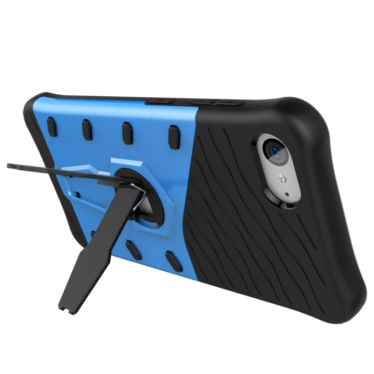 For Lenovo ZUK Z2 Plus Shock-Resistant 360 Degree Spin Sniper Hybrid Case TPU + PC Combination Case with Holder