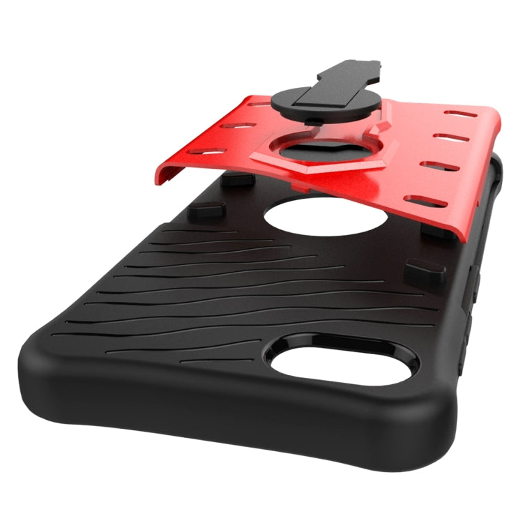 For Lenovo ZUK Z2 Plus Shock-Resistant 360 Degree Spin Sniper Hybrid Case TPU + PC Combination Case with Holder