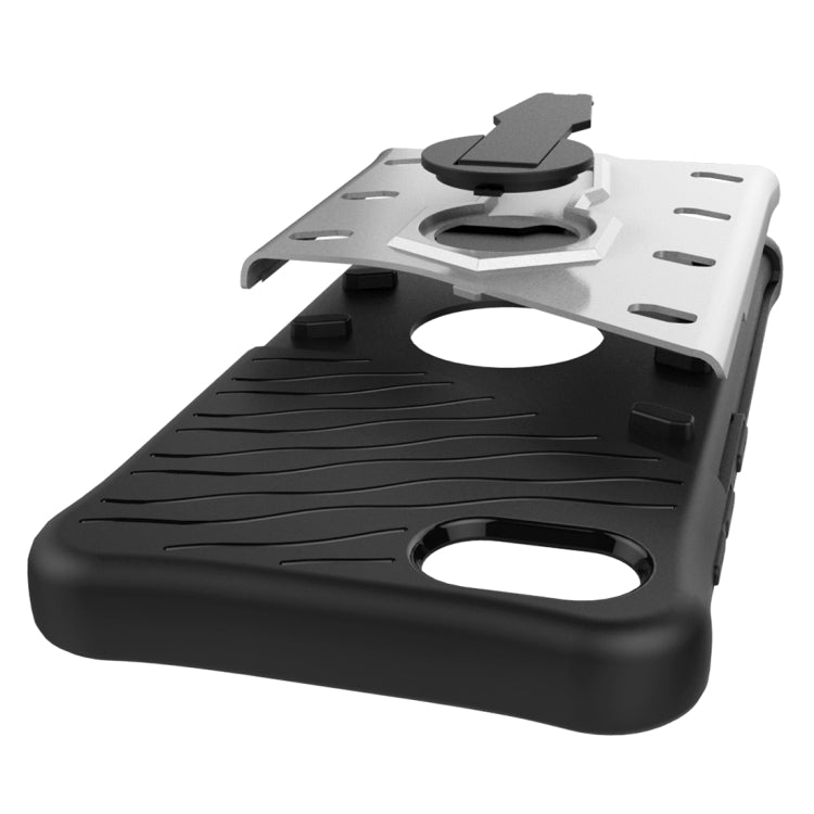 For Lenovo ZUK Z2 Plus Shock-Resistant 360 Degree Spin Sniper Hybrid Case TPU + PC Combination Case with Holder