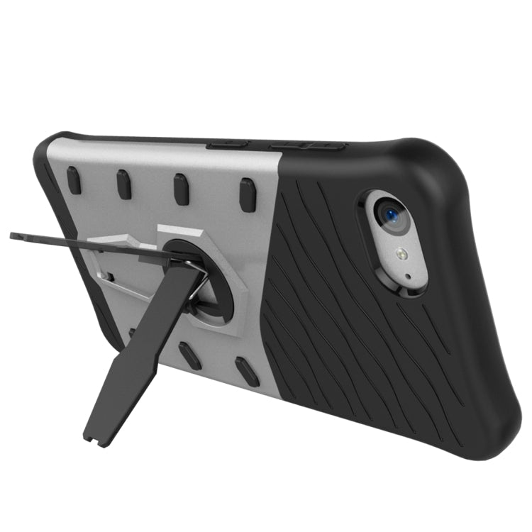 For Lenovo ZUK Z2 Plus Shock-Resistant 360 Degree Spin Sniper Hybrid Case TPU + PC Combination Case with Holder