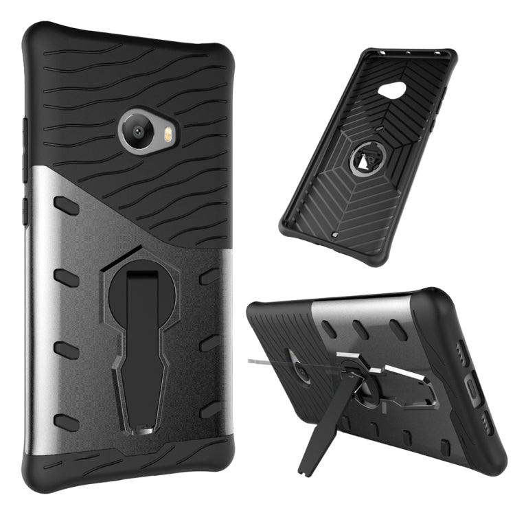 For Xiaomi Note 2 Shock-Resistant 360 Degree Spin Sniper Hybrid Case TPU + PC Combination Case with Holder