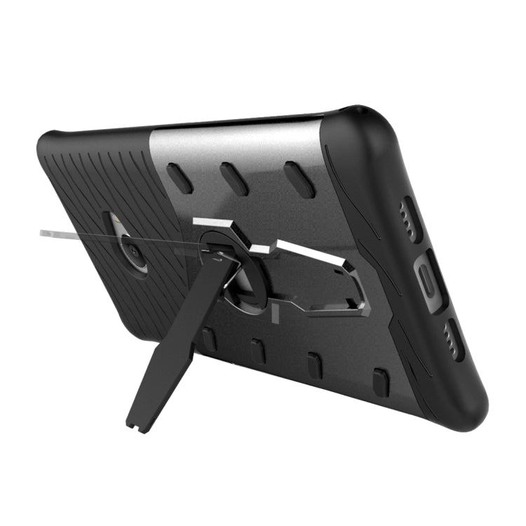 For Xiaomi Note 2 Shock-Resistant 360 Degree Spin Sniper Hybrid Case TPU + PC Combination Case with Holder