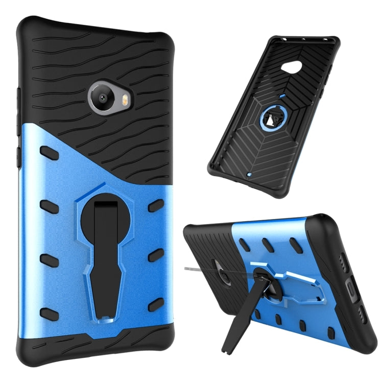 For Xiaomi Note 2 Shock-Resistant 360 Degree Spin Sniper Hybrid Case TPU + PC Combination Case with Holder