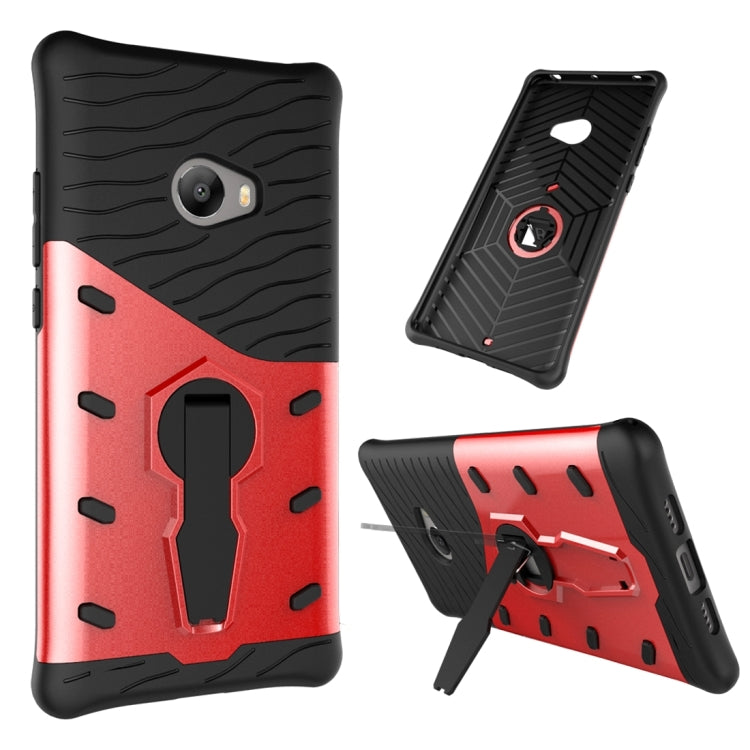 For Xiaomi Note 2 Shock-Resistant 360 Degree Spin Sniper Hybrid Case TPU + PC Combination Case with Holder