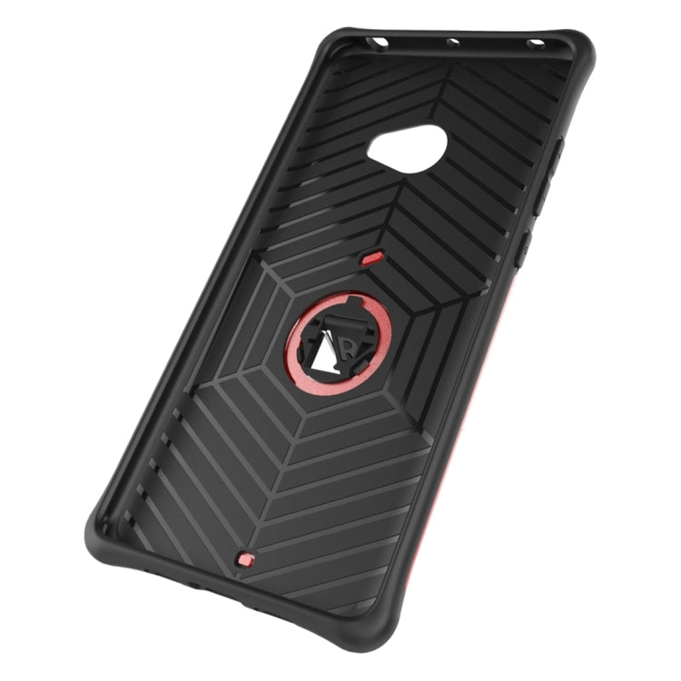 For Xiaomi Note 2 Shock-Resistant 360 Degree Spin Sniper Hybrid Case TPU + PC Combination Case with Holder
