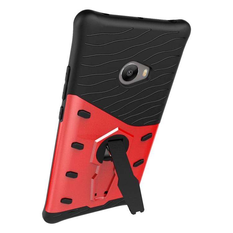 For Xiaomi Note 2 Shock-Resistant 360 Degree Spin Sniper Hybrid Case TPU + PC Combination Case with Holder