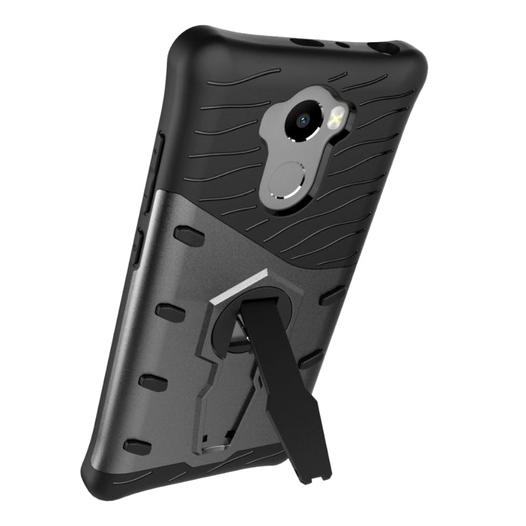 For Xiaomi Redmi 4 & 4 Pro / Prime Shock-Resistant 360 Degree Spin Sniper Hybrid Case TPU + PC Combination Case with Holder